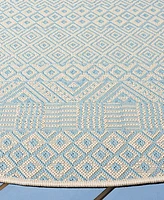 Safavieh Courtyard I CY62351312 6'7"x6'7" Round Area Rug