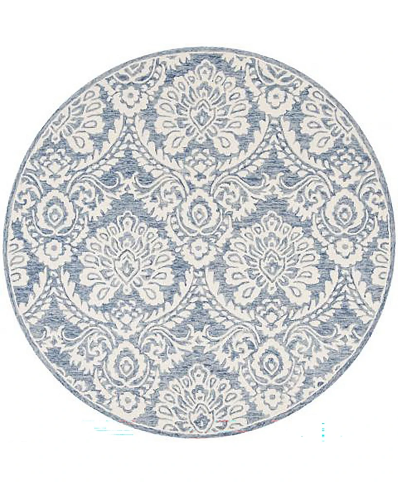 Safavieh Blossom I BLM106M 6'x6' Round Area Rug