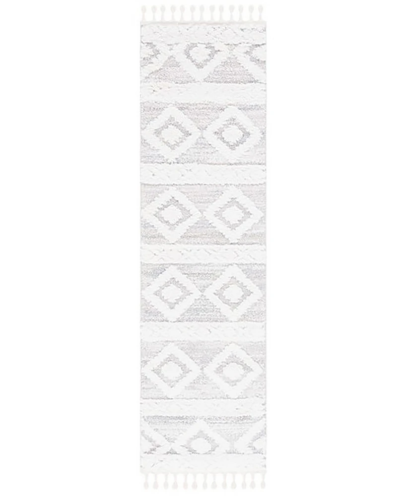 Safavieh Moroccan Tassel Shag MTS640A 2'3"x10' Runner Area Rug