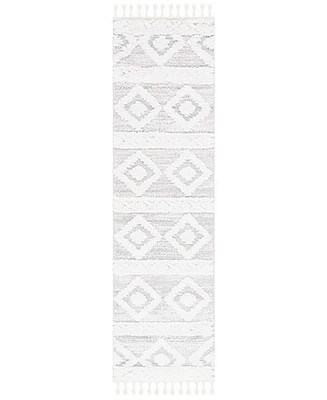 Safavieh Moroccan Tassel Shag MTS640A 2'3"x10' Runner Area Rug