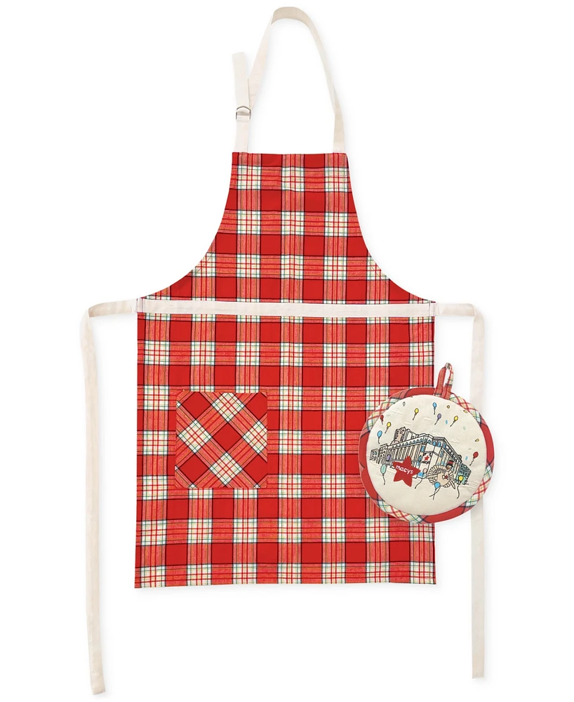 Macy's Thanksgiving Day Parade Apron and Pot Holder Set, Created for Macy's