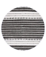 Safavieh Striped Kilim I STK202Z 6'x6' Round Area Rug