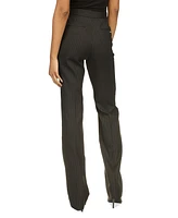 Michael Kors Women's Pinstriped Boot-Cut Trousers