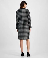 Kasper Tweed Jacket Tweed Skirt Sheath Dress