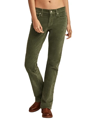 Lucky Brand Women's Mr. Sweet Mid-Rise Bootcut Corduroy Pants