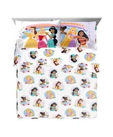 Sunny Side Up Disney Princess Rainbow Stars Sheet Set