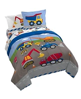 Sunny Side Up Construction Zone Full Bed Set