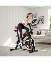 Sugift Household Adjustable Indoor Exercise Cycling Bike Trainer with Electronic Meter