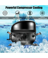 48 lbs Stainless Self-Clean Ice Maker with Lcd Display
