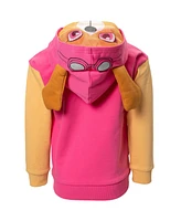 Paw Patrol Toddler Girls Rubble Chase Skye Fleece Zip Up Pullover Hoodie to