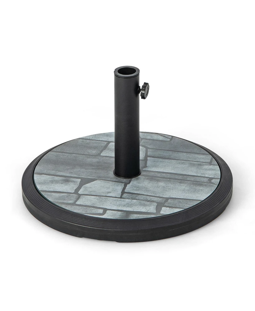 Sugift 35lbs Umbrella Base with Built-in Cement