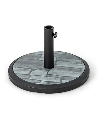 Sugift 35lbs Umbrella Base with Built-in Cement