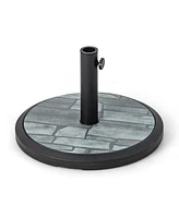 Sugift 35lbs Umbrella Base with Built-in Cement