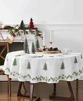 Avanti Trees Polyester Tablecloth, 70" Round