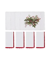 Avanti Pine Ivy Polyester 8 Piece Placemats/Napkins Set