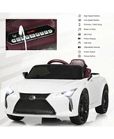 Sugift Lexus LC500 Licensed Kids 12V Ride Remote Control Electric Vehicle