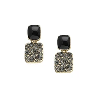 Sohi Women's Stone Drop Earrings