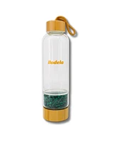 Bodela Malachite Glass Water Bottle