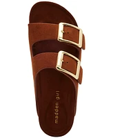 Madden Girl Bodie Buckle Footbed Slide Sandals