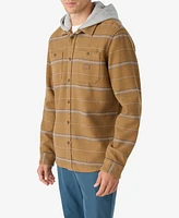 O'Neill Landmarked Stripe Hooded Flann Button Shirt