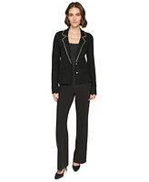 Karl Lagerfeld Paris Women's Rhinestone Cardigan Blazer