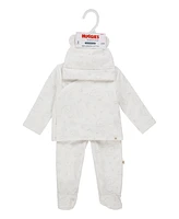 Huggies Baby Boys Long Sleeve Top, Pants and Hat 3-Piece Set