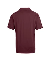 Cutter & Buck Men's Maroon Montana Grizzlies Big Tall Prospect Textured Stretch Polo