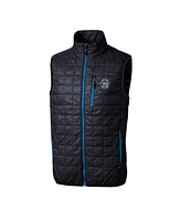 Cutter & Buck Navy Penn State Nittany Lions Primary Team Logo Rainier PrimaLoft Eco Insulated Full-Zip Puffer Vest