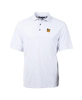 Cutter & Buck Men's White Baylor Bears Virtue Eco Pique Tile Polo