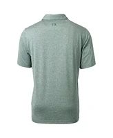 Cutter & Buck Men's Heather Green Baylor Bears Logo Forge Stretch Polo