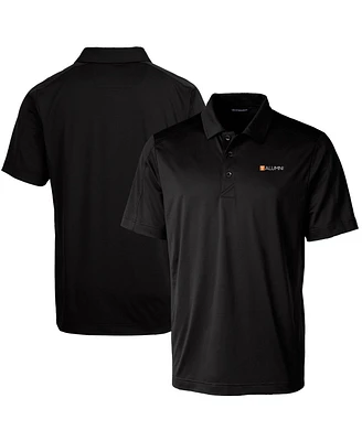 Cutter & Buck Men's Black Tennessee Volunteers Alumni Logo Prospect Textured Stretch Polo