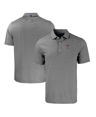 Cutter & Buck Men's Texas Tech Red Raiders Forge Eco Double Stripe Stretch Polo