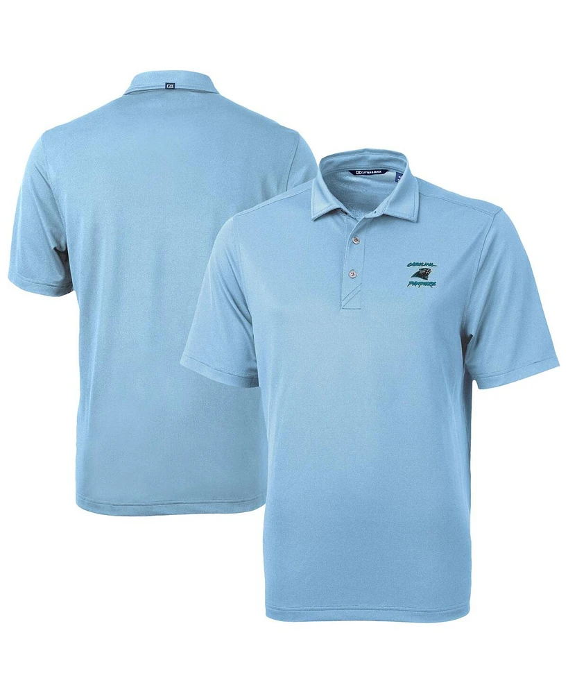 Cutter & Buck Men's Light Blue Carolina Panthers Virtue Eco Pique Polo