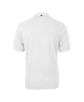 Cutter & Buck Men's White Texas Longhorns Vault DryTec Virtue Eco Pique Polo