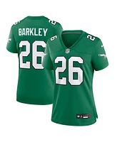 Nike Women's Saquon Barkley Kelly Green Philadelphia Eagles Alternate Game Jersey