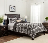 Chanasya Premium Faux Fur Duvet Cover Set - & Minky Blanket (68” x 90”) 1 Pillow Sham (20” 26”)