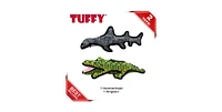 Tuffy Ocean Alligator & Hammer Head Shark - Combo Pack, Durable Dog Toys