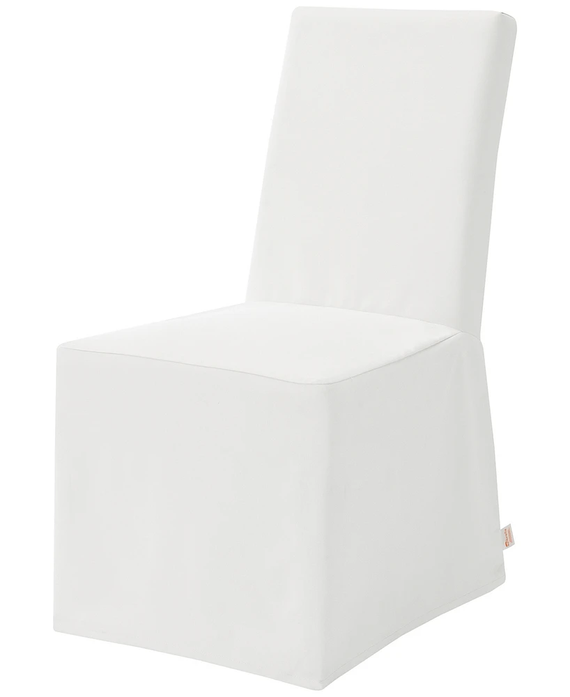 Abbyson Living 39" 2-Pc. Wood Mindy Sunbrella Slipcover Dining Chair
