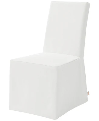 Abbyson Living 39" 2-Pc. Wood Mindy Sunbrella Slipcover Dining Chair