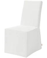 Abbyson Living 39" 2-Pc. Wood Mindy Sunbrella Slipcover Dining Chair