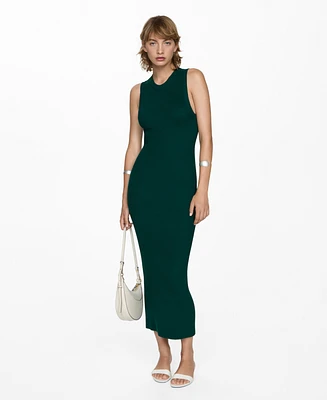 Mango Women's Knit Long Dress
