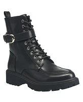 French Connection Women's Peri Lace-Up Combat Boots