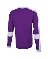 Stadium Essentials Men's and Women's Purple Los Angeles Sparks Half Time Long Sleeve T-Shirt