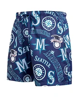 Pro Standard Men's Aqua Seattle Mariners Toss Logo Woven Shorts