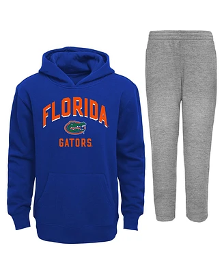Outerstuff Toddler Royal/Gray Florida Gators Play-By-Play Pullover Fleece Hoodie Pants Set