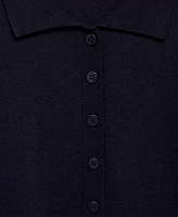 Mango Women's Polo-Neck Cardigan