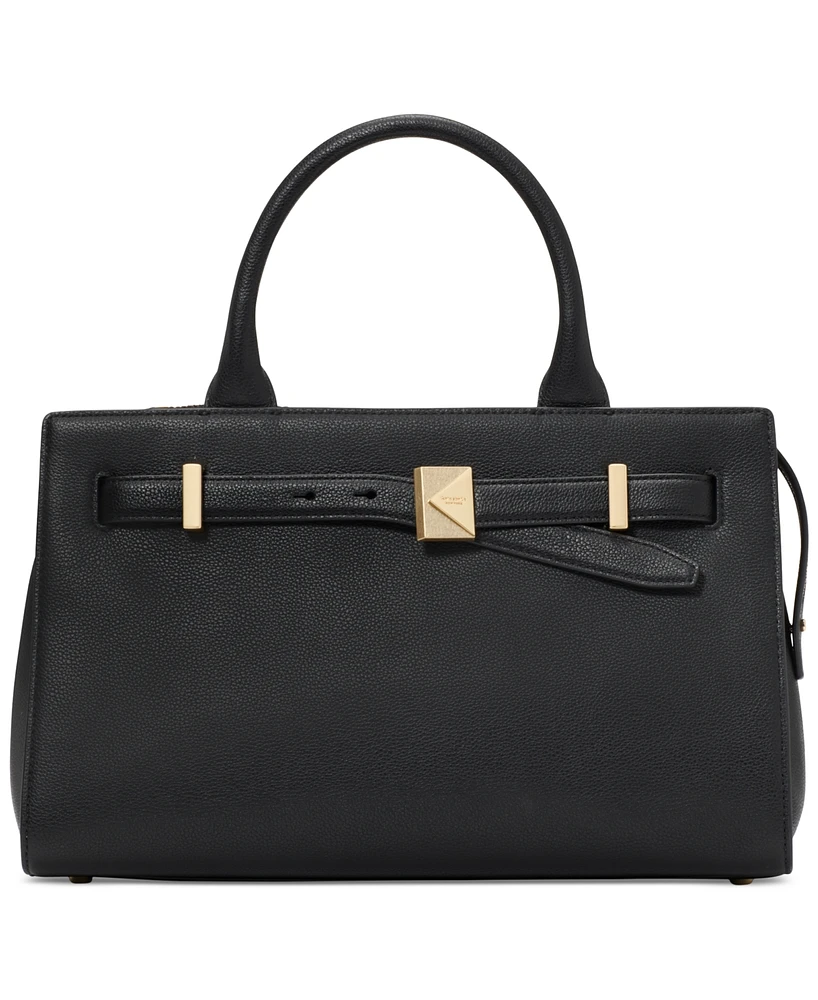 kate spade new york Deco Pebbled Leather Satchel Bag