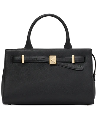 kate spade new york Deco Pebbled Leather Satchel Bag