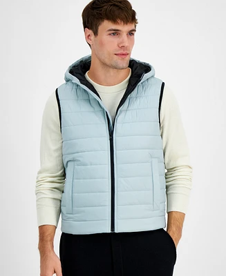 Hugo by Boss Men's Barvino2435 Slim-Fit Quilted Full-Zip Liner Vest