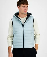 Hugo by Boss Men's Barvino2435 Slim-Fit Quilted Full-Zip Liner Vest